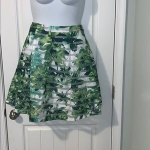 Beautiful flower print skirt